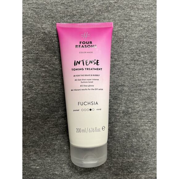 Four Reasons Color Mask INTENSE- FUCHSIA- pink-Intensive Semi Permanent Hair Dye - Picture 1 of 2
